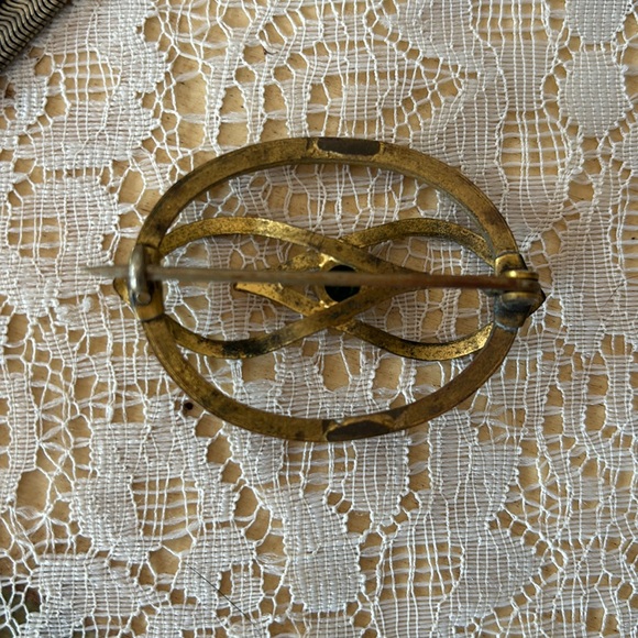 Black & Silver Vintage Necklace Collection Intricate jewelry Circa 1920s brooch